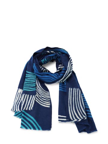 Harpa Schal SAILA in SH-0009 navy-turquoise