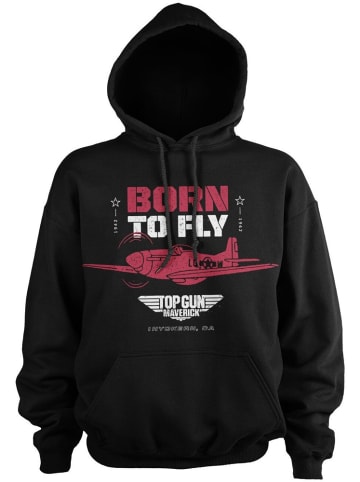 TOP GUN Hoodie "Born To Fly Hoodie" in Schwarz