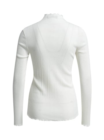 Smith&Soul Fitted Rib Longsleeve Standup Collar in Cream White