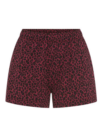 s.Oliver Pyjamashorts in bordeaux-gemustert