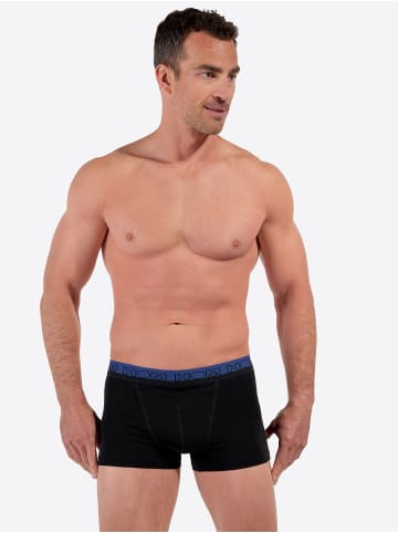 HOM Retro Boxer Boxer Briefs HO1 Terry 2 in Black-Black-Black