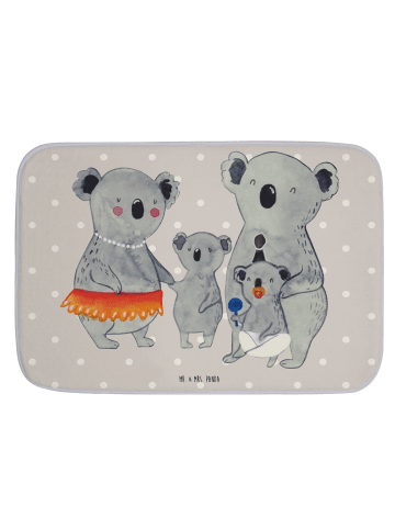 Mr. & Mrs. Panda Badvorleger Koala Familie ohne Spruch in Grau Pastell