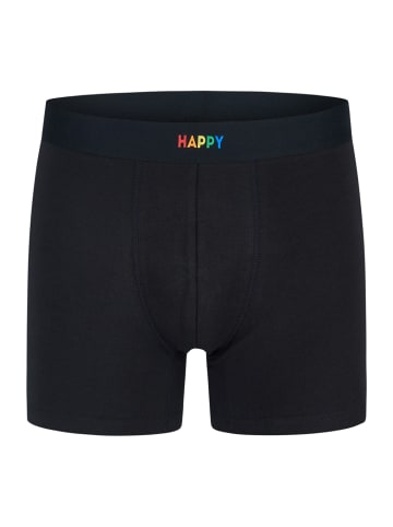 Happy Shorts Retro Boxer Jersey in Black