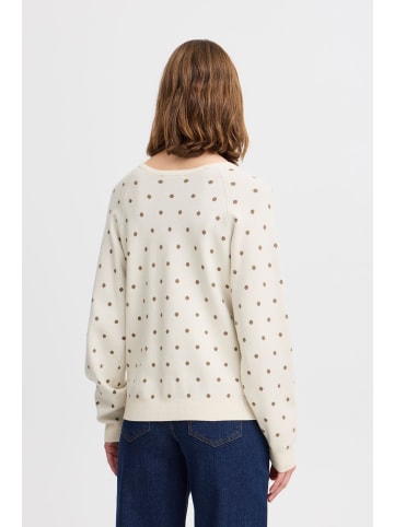 b. young BYMIRAN DOT JUMPER - KNIT Regular fit in Birch Melange