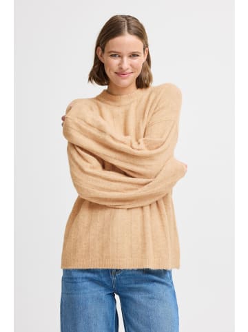 b. young BYOMEA JUMPER 5 KNIT Loose fit in Humus Melange