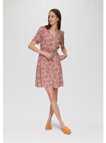 QS Kleid in 83A0_hellbraun