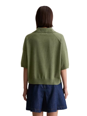 Marc O'Polo DENIM Strickpolo regular in Medium Green Melange