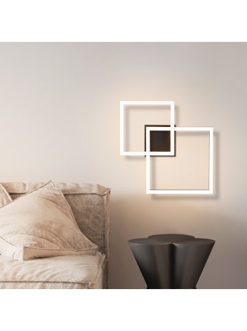 ZMH Deckenleuchte LED in schwarz 24W Moderne 3000K Warmweiß Drehbar