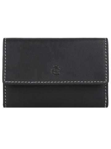 Esquire Dallas Schlüsseletui Leder 10 cm in schwarz