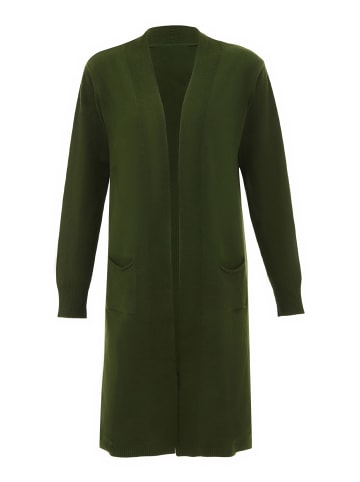 SANIKA Cardigan in Grün