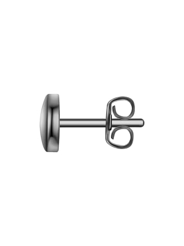 True Rebels Ohrringe aus Edelstahl in gunmetal