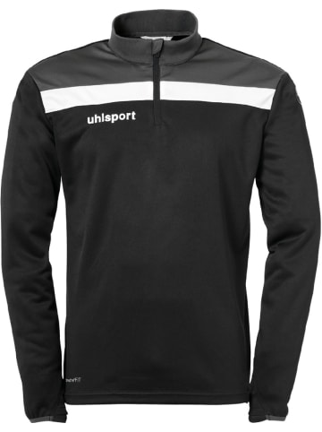 uhlsport  Trainingsjacke "Offense 23 1/4 Zip Top" in Schwarz