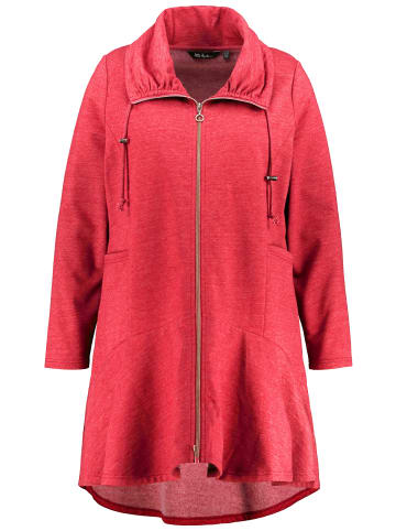 Ulla Popken Sweatjacke in salsa