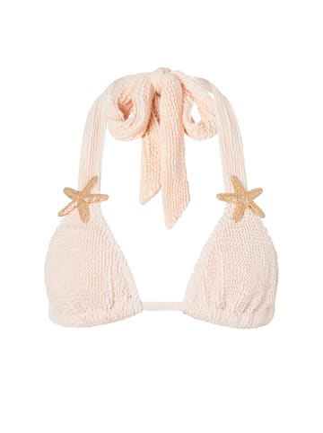 Moda Minx Bikinioberteil Starfish Scrunch Triangle Top in Coconut