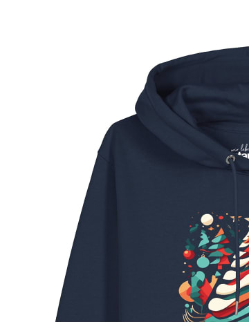 wat? Apparel Sweatshirt Christmas Tree in Dunkelblau