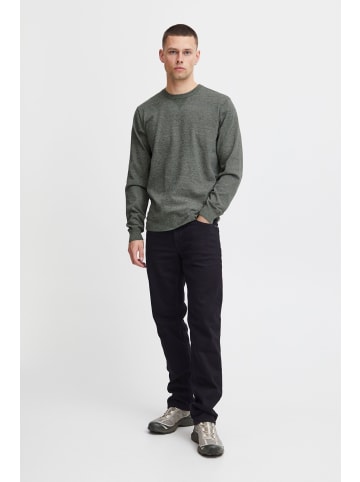 BLEND Sweatshirt BHBruton pullover 20715850 melierter Strickpullover in Grün