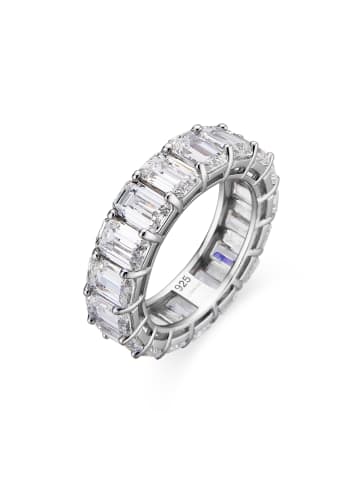 Luxenter Ring Kru aus 925er Sterlingsilber-Kru silver