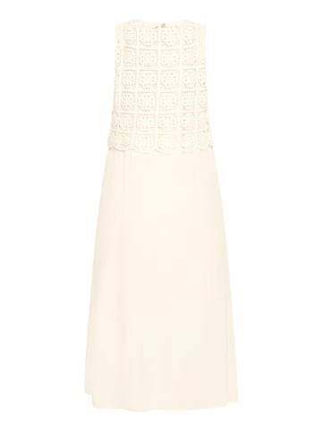 CARTOON Casual-Kleid mit Stickerei in Eggnog
