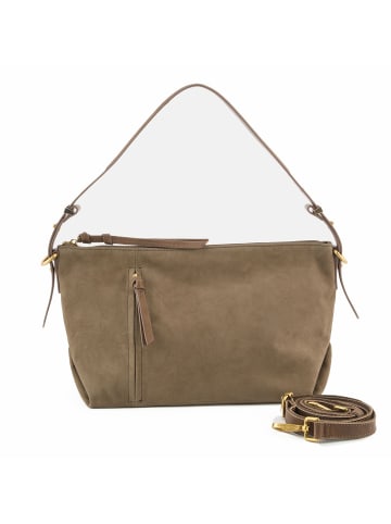 FREDs BRUDER Beyond Schultertasche Leder 37.5 cm in taupe