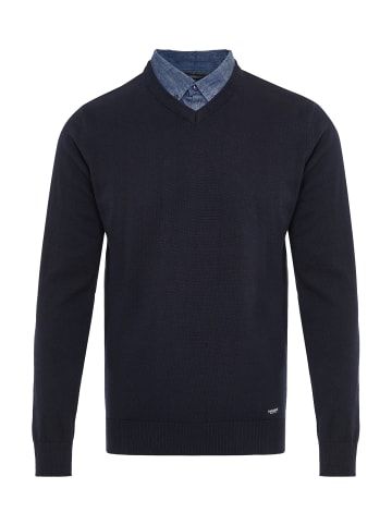 Threadbare Strickpullover THB Jumper Panda in Navy