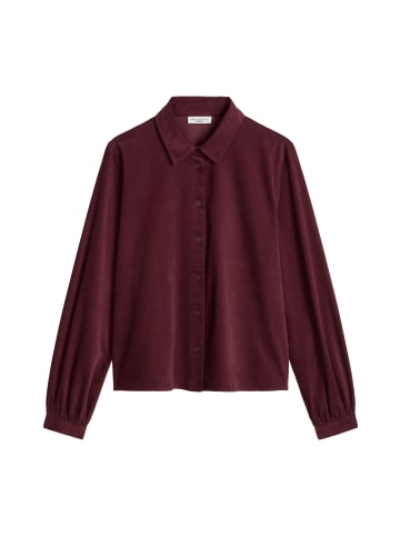 Marc O'Polo DENIM Feincord-Langarm-Bluse regular in Light Graphite