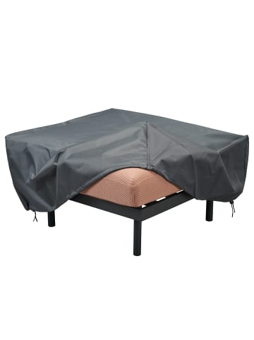 home24 home24 Schutzhülle für 2-Sitzer Sofa - Schwarz - Polyesterstoff - 199 x 64 x 99 cm in Schwarz