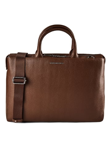 Mandarina Duck Mellow Urban Handtasche Leder 40 cm Laptopfach in milk chocolate