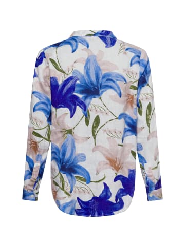 Franco Callegari Bluse in weiß blau - 0029