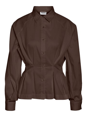 Noisy may Hemd in Chocolate Brown