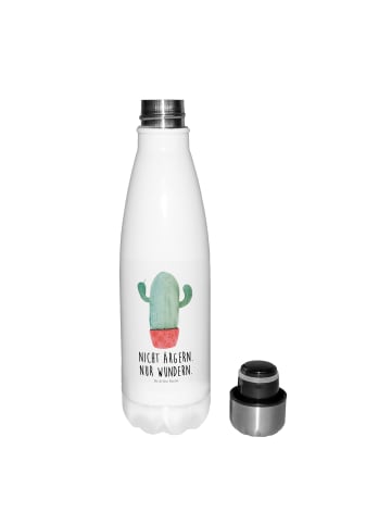 Mr. & Mrs. Panda Thermoflasche Kaktus Wut mit Spruch in Weiß