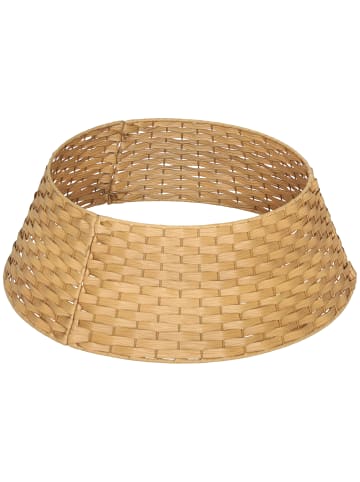 HOMCOM Weihnachtsbaumkragen-Ø68 x 22H cm-Naturholz
