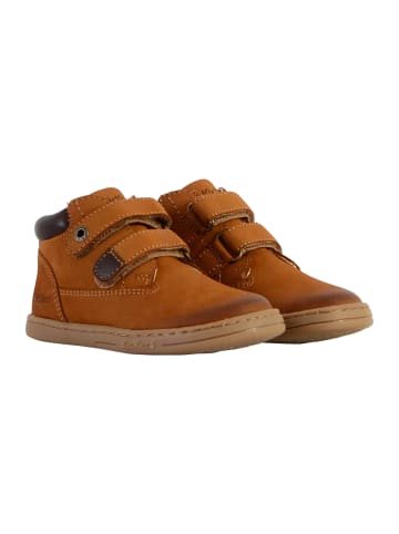 Kickers Sneakers A Scratch Leder Kind Tackeasy Braun