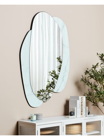 Beliani Wandspiegel PANNES in Braun/Schwarz - (W) 80 x (H) 117 x (L) 2 cm