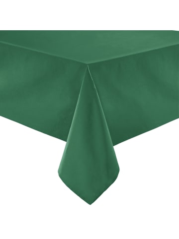 REDBEST Baumwolle Tischdecke Tulsa in dunkelgrün