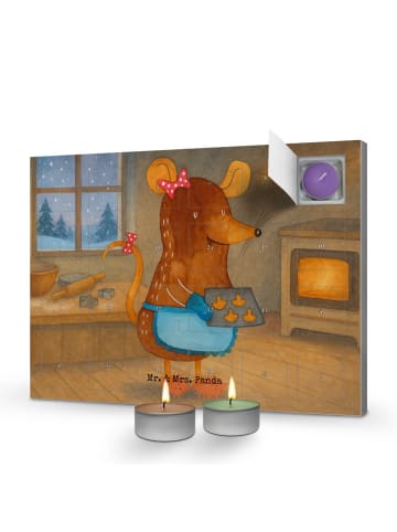 Mr. & Mrs. Panda adventskalender kerzen Maus Kekse Design ohne S... in Weiß