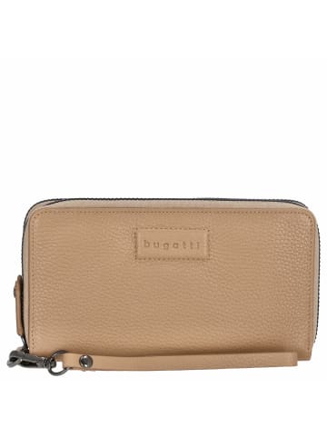 Bugatti Elsa - Geldbörse 22cc 19 cm RFID (black) in sand