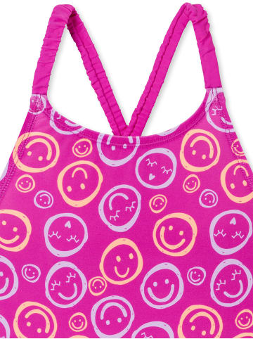 Schiesser Badeanzug Aqua Kids in Fuchsia