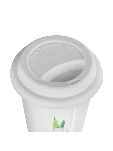 Mr. & Mrs. Panda ToGo Kaffeebecher Robbe Sherlock mit Spruch in Weiß