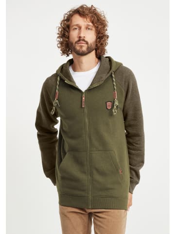 INDICODE Kapuzensweatjacke IDTerence in Grün