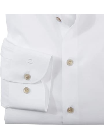 OLYMP  Langarm Business Hemd für Herren in weiss