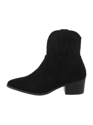 Ital-Design Stiefelette in Schwarz