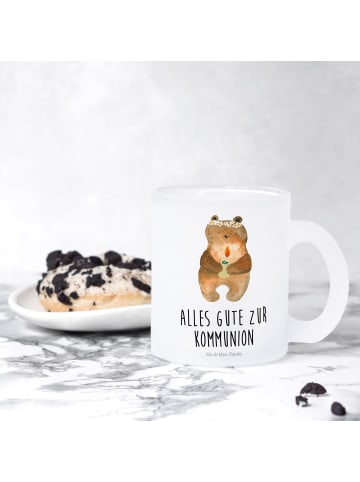 Mr. & Mrs. Panda Tee Tasse Bär Kommunion mit Spruch in Transparent