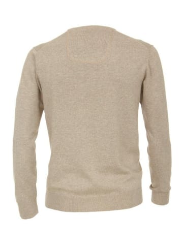 CASAMODA V-Pullover für Herren in beige