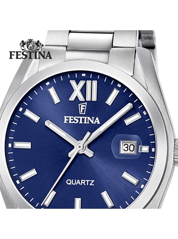 Festina Analog-Armbanduhr Festina Klassik silber groß (ca. 40mm)