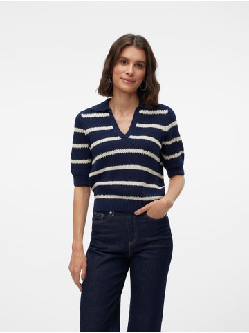 Vero Moda Strickpullover in Navy Blazer
