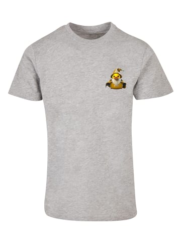 F4NT4STIC T-Shirt Rubber Duck Wizard TEE UNISEX in grau meliert
