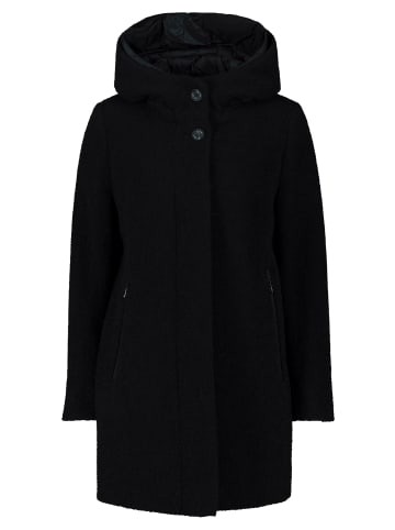 Gil Bret Wolljacke mit Kapuze in Schwarz