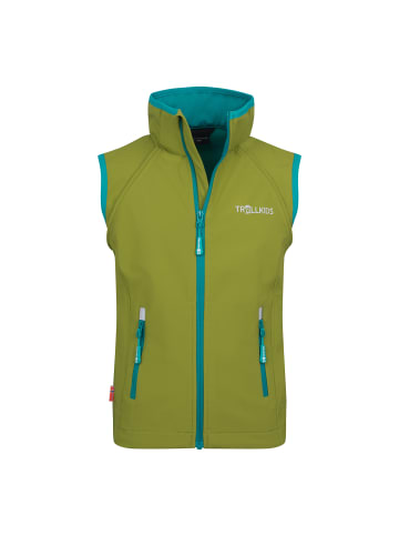 Trollkids Zip-Off Softshelljacke Rondane in jungle green