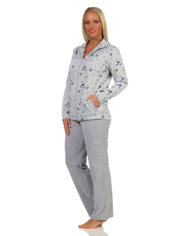 NORMANN Frottee Hausanzug Sterne - 69962 in beere