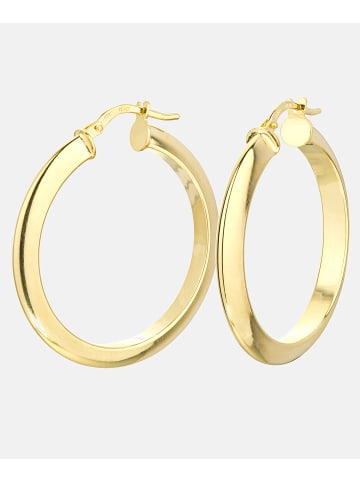 Vanlere Creolen aus 375 Gelbgold